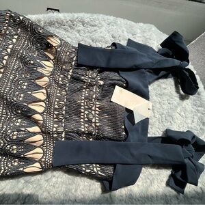 Brand new never worn Keepsake Walk On By Gown Navy Dress size XS